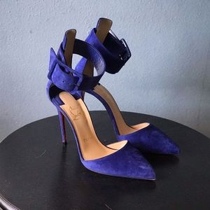 Christian Louboutin Harler 100 Suede Pumps